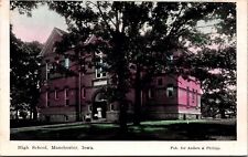 Postcard High School in Manchester, Iowa~132051 picture