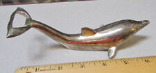 vintage Dolphin shaped Bottle opener, Chrome plated with Wendy engraved on top picture