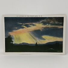White Mountains New Hampshire Sunset in The White Mountains Vintage Postcard picture