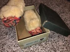 WEATHER BIRD SHOES In Original Box International Co St Louis Mo - Fur Lined Kids picture