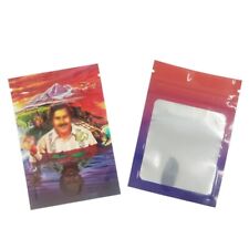 100pcs 7x10cm Transparent Window Self-sealing Tobacco Moisture-proof Bags picture