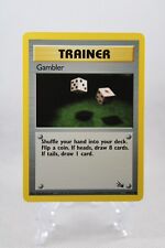 Pokémon Fossil Trainer Gambler 60/62 Light Play picture
