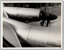 Aviation Russian Airplane Tupolev 114 Propellers Engine c1960s BW 8x10 Photo C11 picture