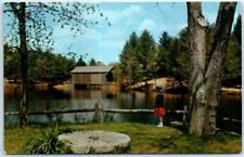 Postcard - A View of the Millpond, Old Sturbridge Village, Vermont, USA picture