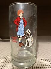 Set of 2 1982 Annie and Sandy Swensen's Collector Glasses (Little Orphan Annie) picture