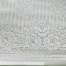 Vintage White Lace Fabric from Paris. 1 piece - 35” wide - 5.6 Yards. picture
