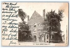 1906 NY State Armory Exterior Building Elmira New York Vintage Antique Postcard picture