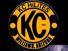 KC HiLiTES - Williams,  Arizona - Original Vintage 1970’s Racing Decal/Sticker A picture