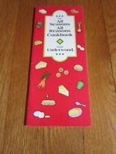 Vtg Underwood Deviled Ham Meats COOKBOOK Recipes Likely 1980s Dip, Spread,Tacos picture