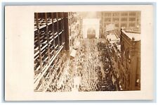 St. Paul MN Postcard RPPC Photo Victory Parade & Celebration Crowded People WWI picture