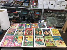 misc lot of 73 vintage disney comics mostly low grade picture