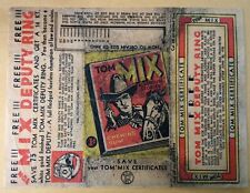 1934 Tom Mix National Chicle R151 Gum Wrapper Plus 11 Different Booklets picture