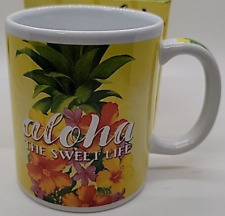 ABC Hawaiian Islands Ceramic Coffee Cup Mug - Aloha The Sweet Life picture