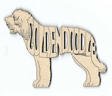 Golden Doodle Dog laser cut Magnet  picture