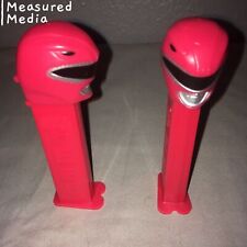 2 Used Mighty Morphin Power Rangers Red Ranger Pez Candy Dispenser Bundle Lot picture