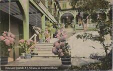 Postcard Entrance to Crossman House Thousand Islands NY  picture