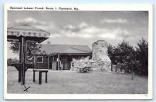 OGUNQUIT, Maine ME ~ Roadside OGUNQUIT LOBSTER POUND 1955  York County Postcard picture