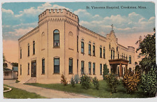 Vintage Postcard 1913 St. Vincent's Hospital, Crookston, Minnesota (MN) picture