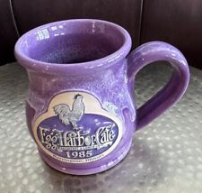 Deneen Pottery Hand Thrown Coffee Mug Lavender Egg Harbor Cafe 2016 picture