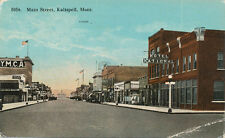 Kalispell MT * Main St. ca. 1908 * Hotel National  & YMCA picture