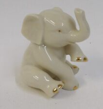 Lenox Sitting Baby African Elephant with Gold Accents picture