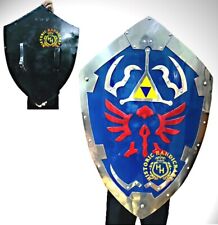 Medieval Steel Legend of Zelda Hylian Shield Steel Replica Templar Zelda Shield picture