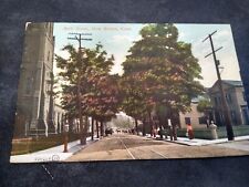 1908 New Britain Connecticut Arch Street Scene Photo Postcard picture
