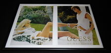 Paris Hilton Framed 12x18 ORIGINAL 2004 Guess Advertising Display  picture