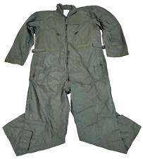 New USGI CWU-27/P Flyers Fire Resistant Coveralls Flight Suit Sage Green 46S picture