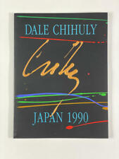 DALE CHIHULY SIGNED AUTOGRAPH W/ PAINT ON BOOK COVER 