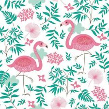 TWO Individual Paper Luncheon Decoupage Napkins 3-Ply Flamingo FLAMINGOES Birds picture