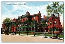 c1910 St. Joseph Infirmary Exterior Building Atlanta Georgia GA Vintage Postcard picture
