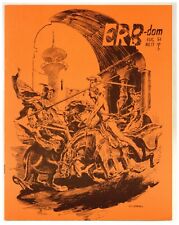 ERB-dom 11 Edgar Rice Burroughs Fanzine Crandall-c 1964 Camille Cazedessus F952 picture