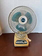 VTG Superlectric 2 Speed Fan Small Table Desk Top Vintage Works 8” Working picture
