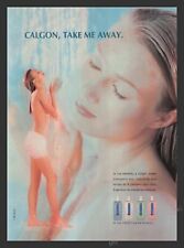 Calgon Take Me Away Waterfall 1990s Print Advertisement 1995 picture