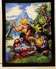He-Man & Masters of the Universe by Earl Norem 9x12 FRAMED Art Print Poster picture