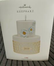 2019 Hallmark Keepsake Ornament I Do Made Of Porcelain & Metal anniversary New picture