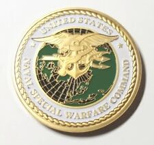 US Naval Special Warfare Command Navy Seals Sea Air Land Navy Challenge Coin picture