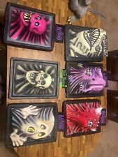 R. Marino Blacklight Illusions 3-D Wall Hangings - LOT OF 6 - Halloween vintage picture