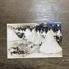RPPC Pendleton Round Up Native American Oregon Real Photo Postcard picture