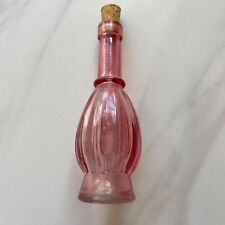 Light Pink Irridescent Morey Vintage Glass Empty Bottle picture