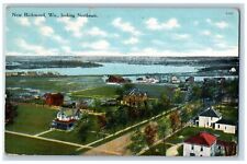 New Richmond Wisconsin Postcard Looking Northeast Residence Section Scene 1910 picture
