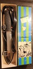 Nos Vintage O.M.O.R.J-138 Stainless Steel commercial dive knife 1960s-1970 W/box picture