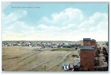 c1910 Birds Eye View Exterior Building Lemmon South Dakota SD Vintage Postcard picture