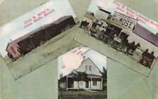 General Store Residence Section Cedar Bluffs Kansas KS 1912 Postcard picture