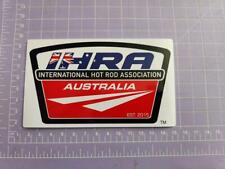 IHRA International Hot Rod Association Australia Sticker 14cm x 8.5 As per image picture