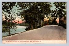 Fort Wayne IN-Indiana, Robison Park, River Views, Vintage c1907 Postcard picture