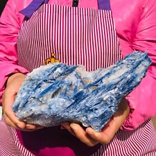 4.51LB Rare Natural beautiful Blue Kyanite with Quartz Crystal Specimen Rough picture