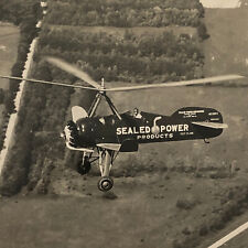 Vintage Airplane Plane Photo Photograph Autogyro Sealed Power Max Karant picture
