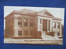 1913 Baker Oregon Carnegie Library Postcard & Machine Cancel picture